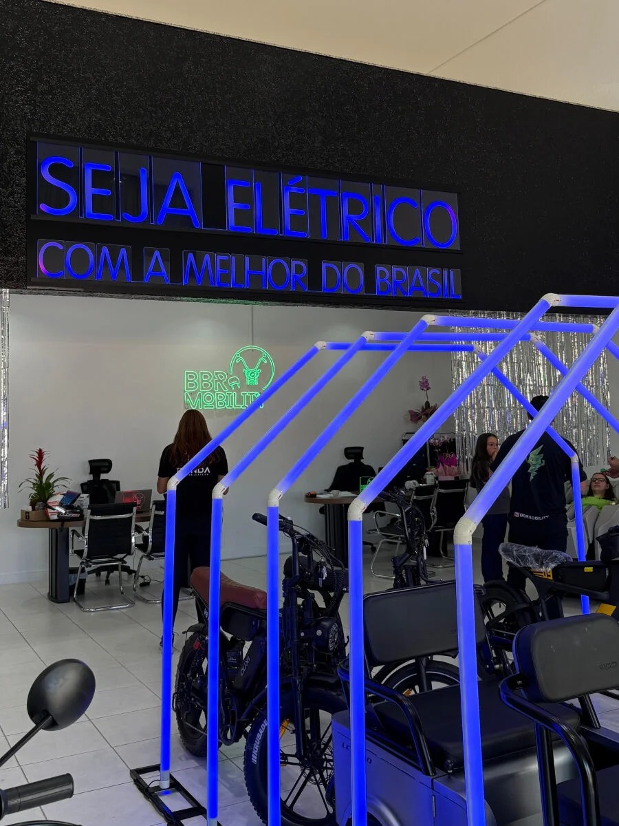 Interior da loja física BBR Mobility